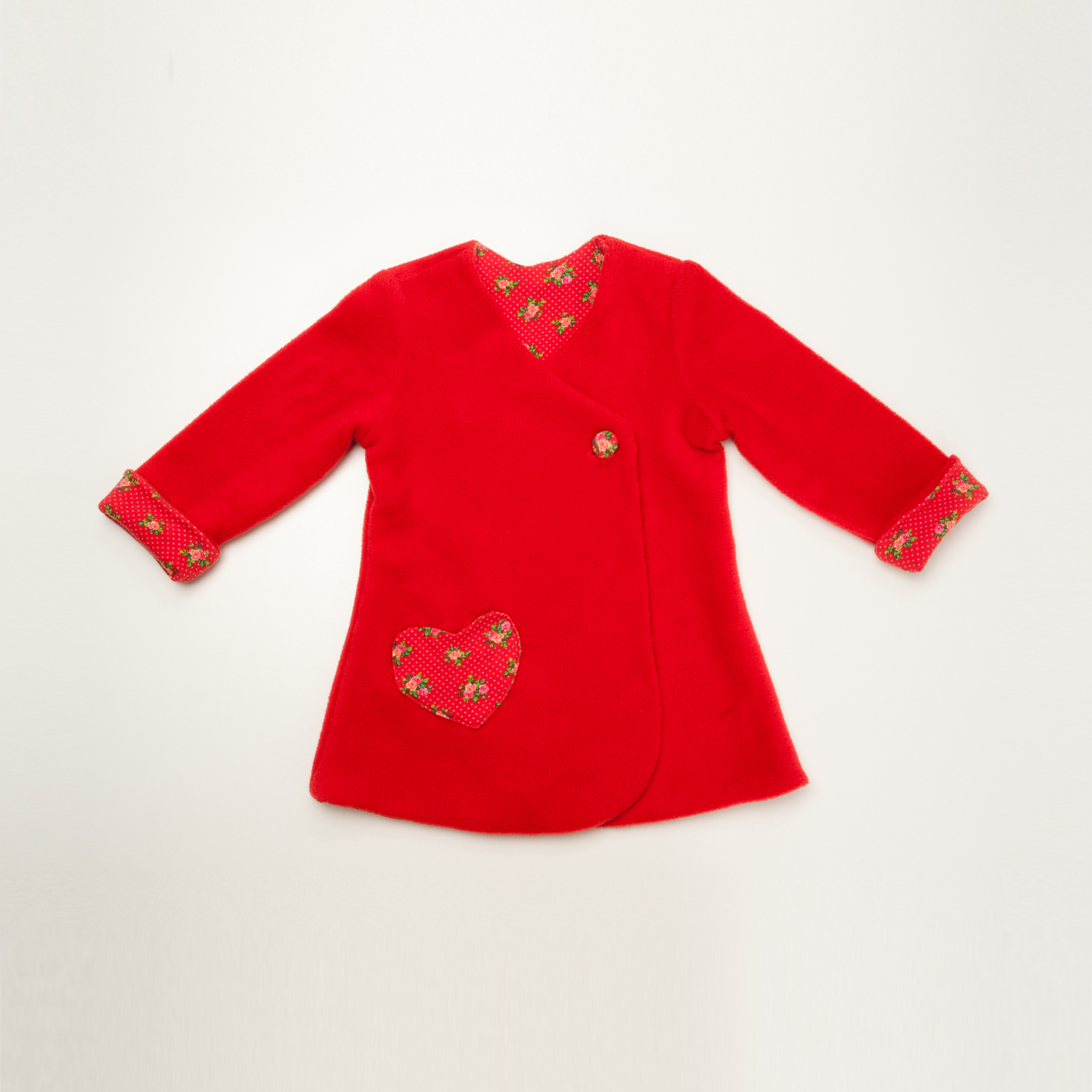 LENA Wrap Tunic, Jacket & Dress Sewing Pattern PDF | 3 Variations 2Y–9Y | Girls’ Layering Outfit | Instant Download