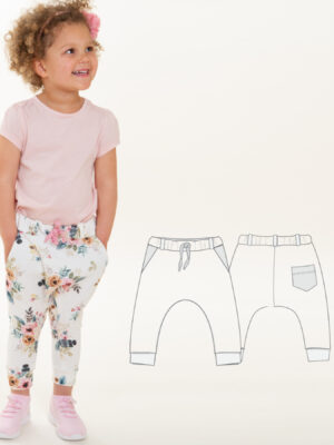 DADO Kids Harem Pants Sewing Pattern PDF | Unisex Sweatpants 2Y–11Y | Jersey Joggers | Instant Download DADO Kids Harem Pants Sewing Pattern PDF | Unisex Sweatpants 2Y–11Y | Jersey Joggers | Instant Download