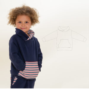 Kids Hoodie Sewing Pattern PDF | Hood or Shawl Collar Sweater 12M–11Y | Kangaroo Pocket | Instant Download Kids Hoodie Sewing Pattern PDF | Hood or Shawl Collar Sweater 12M–11Y | Kangaroo Pocket | Instant Download