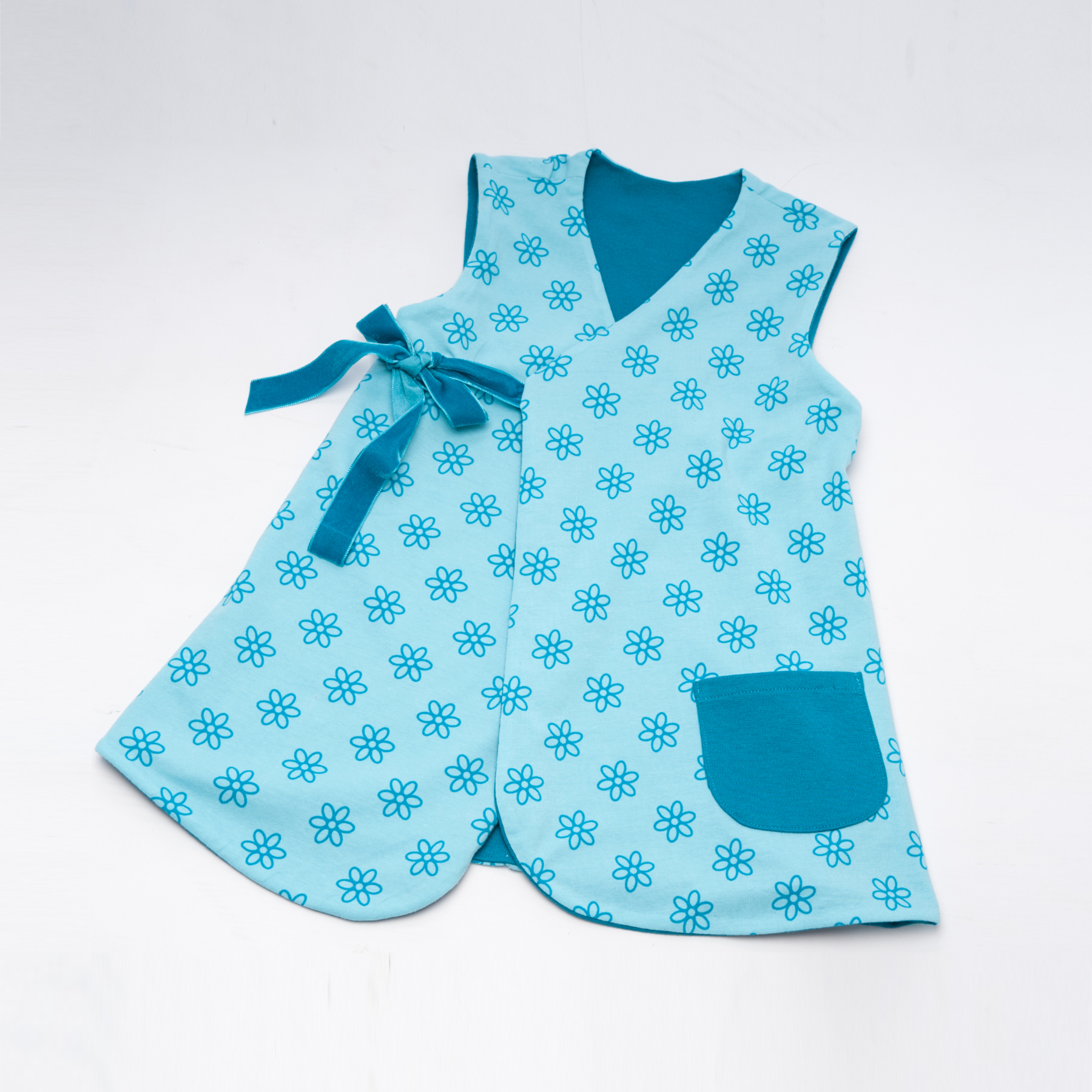 MARIE Wrap Dress, Tunic & Jacket Sewing Pattern PDF | 3 Variations 2Y–9Y | Girls’ Layering Outfit | Instant Download