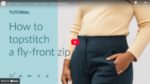 Topstitch and Edgestitch