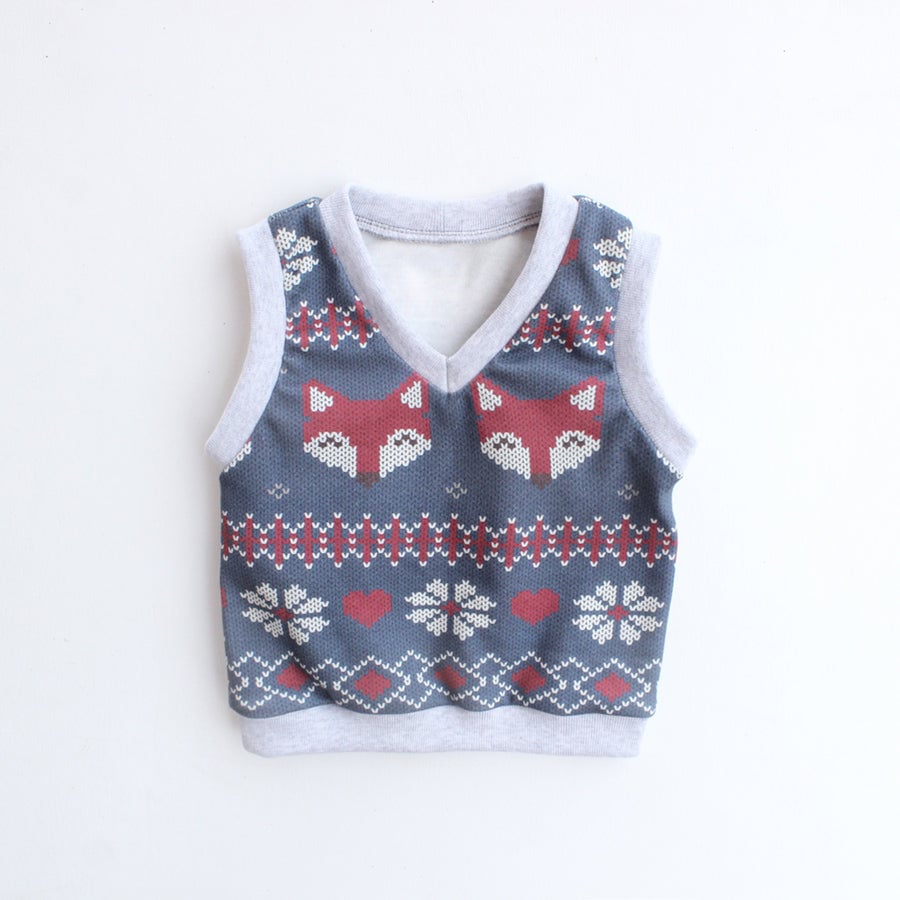 Nordic Fox Vest Pattern Nordic Fox Vest Pattern
