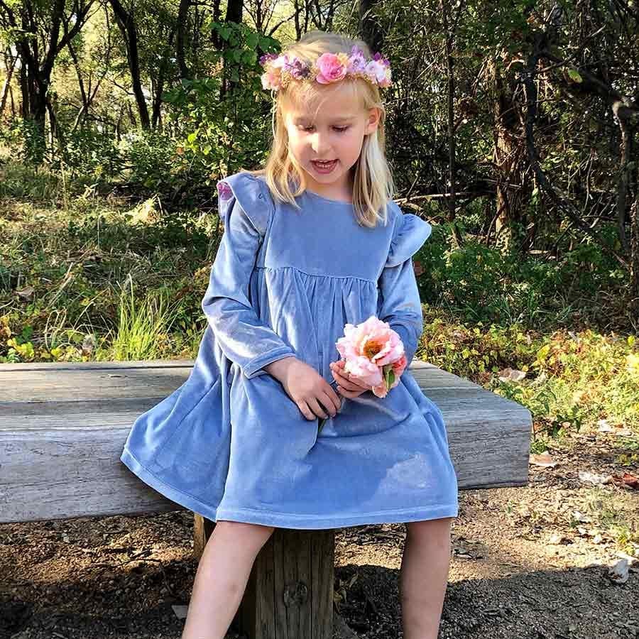 Fairytale Flutter Sleeve Dress Pattern Fairytale Flutter Sleeve Dress Pattern