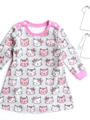 Baby Cats Dress Pattern