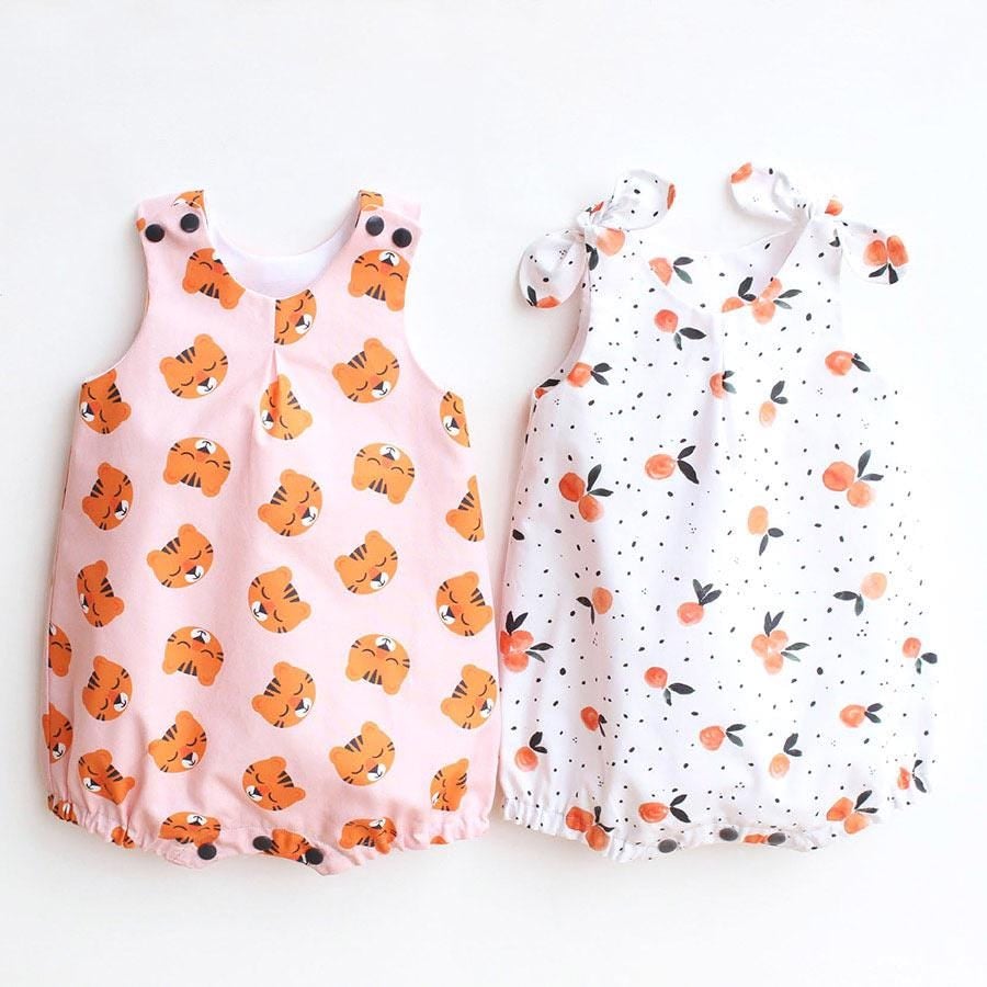 Clementine Bubble Romper Pattern Clementine Bubble Romper Pattern