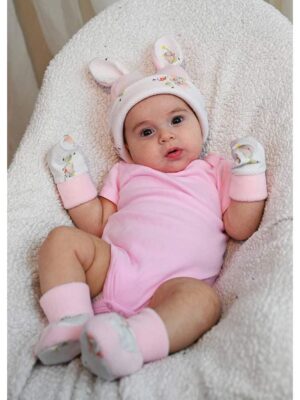 Baby Hat, Mittens, & Booties Pattern (Tiny Set)