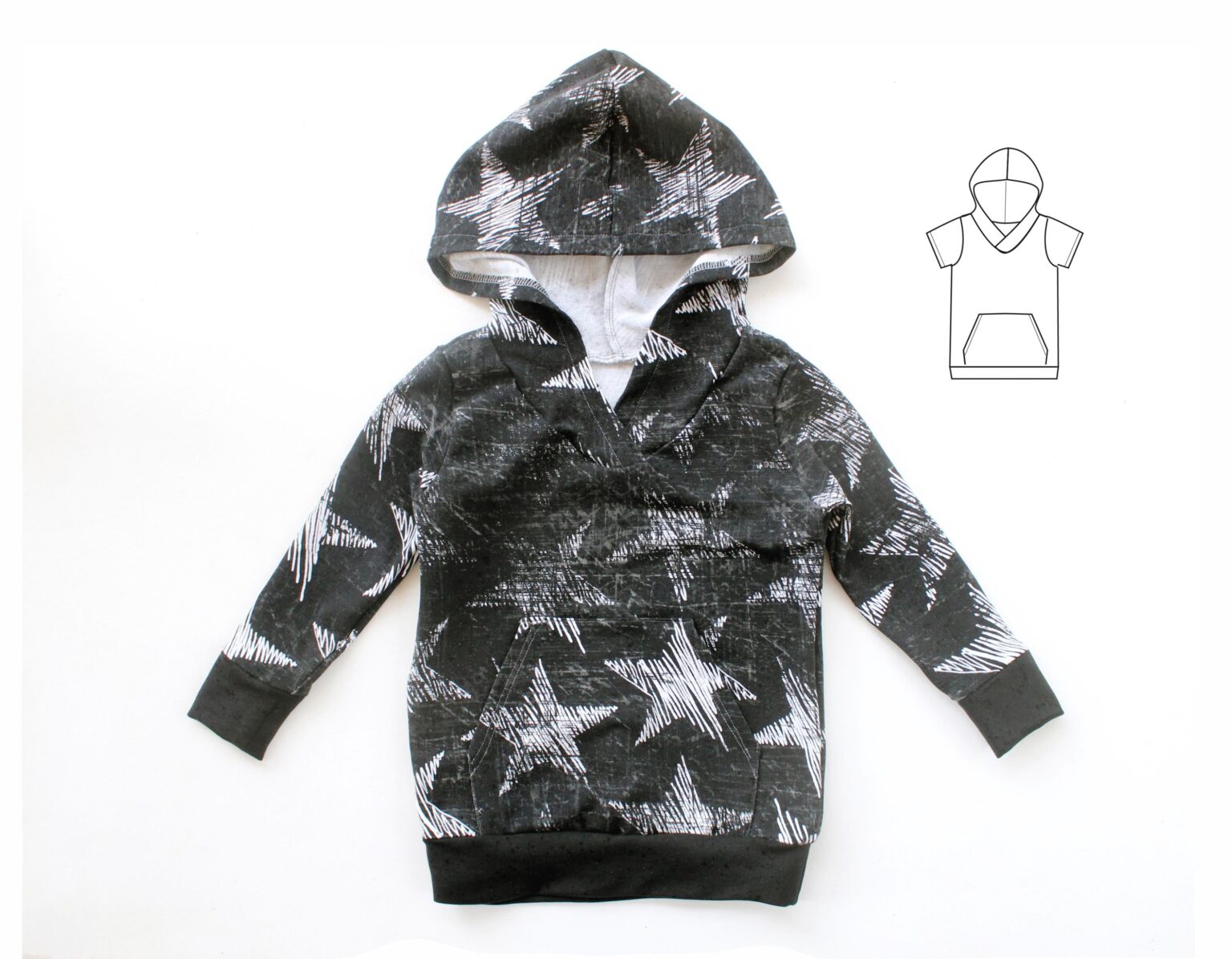 Percy Hooded Tee and Sweatshirt