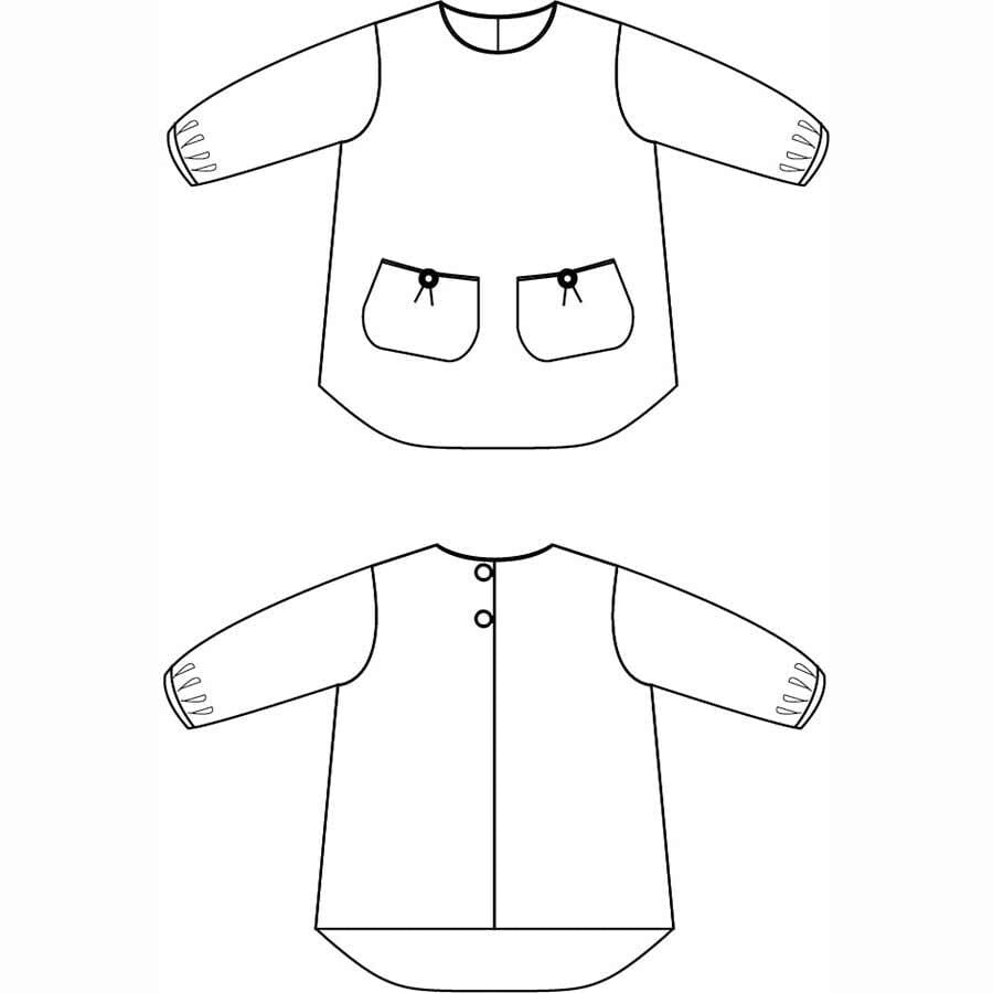 Bear Art Smock Pattern