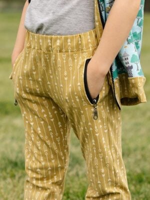 Dragon Zipper Pocket Pants Pattern