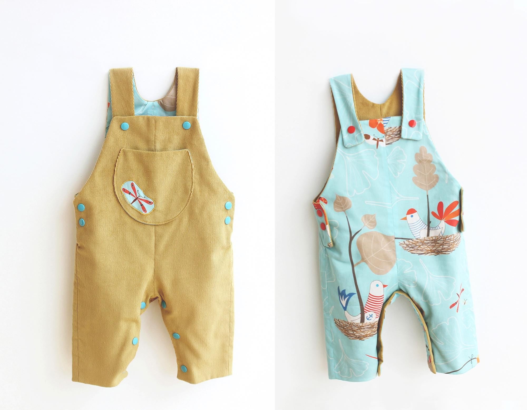 Ahoy Lined Reversible Romper Pattern Ahoy Lined Reversible Romper Pattern