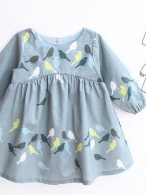 Blue Tit Dress Pattern Blue Tit Dress Pattern