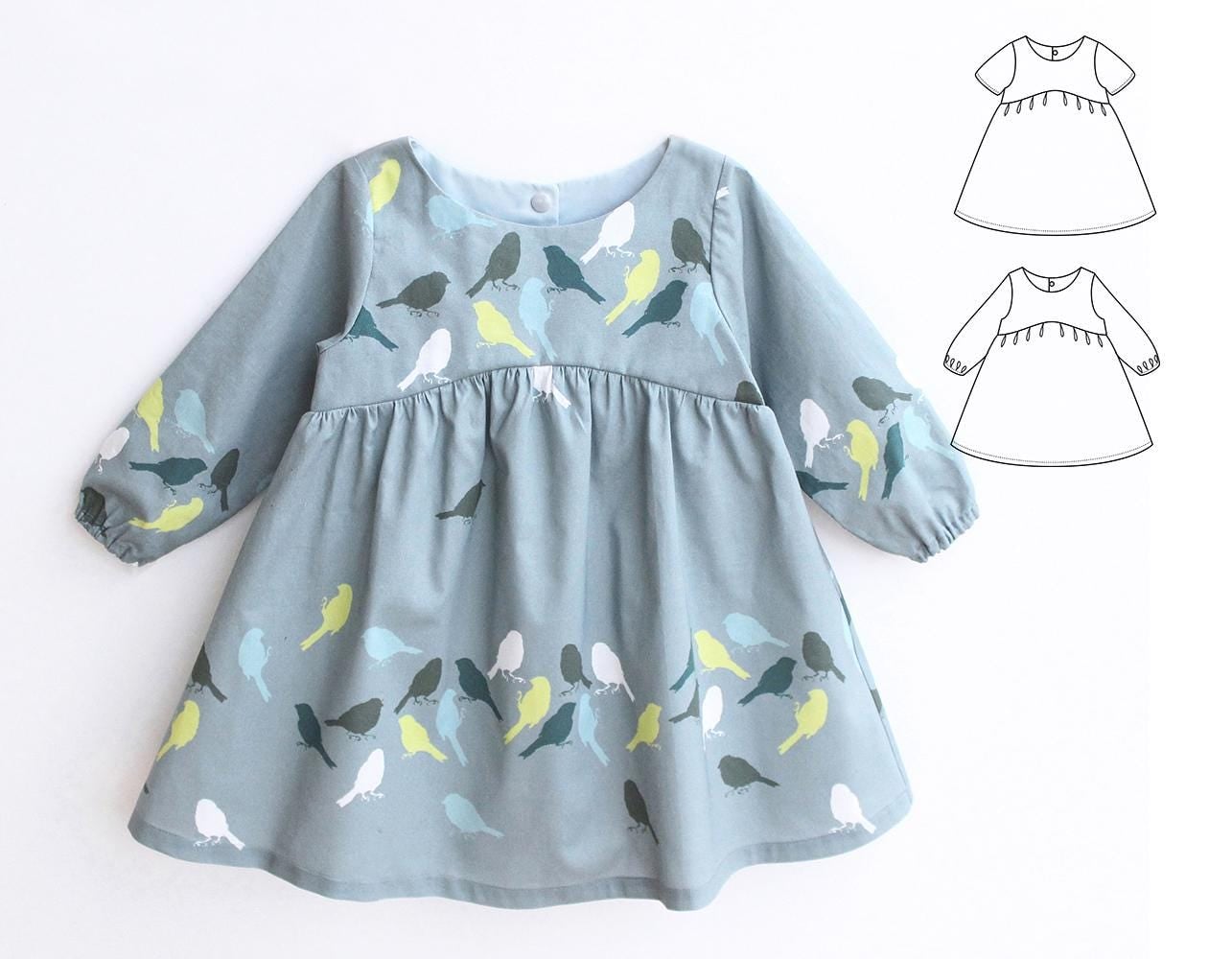 Blue Tit Dress Pattern Blue Tit Dress Pattern
