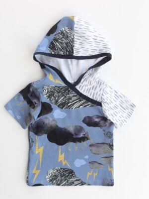 Stormy Hooded T-Shirt Pattern Stormy Hooded T-Shirt Pattern