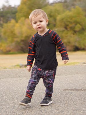 Grunge Raglan T-Shirt Pattern