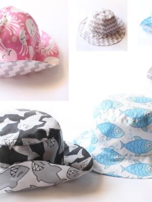 Shark Hattack Bucket Hat Pattern