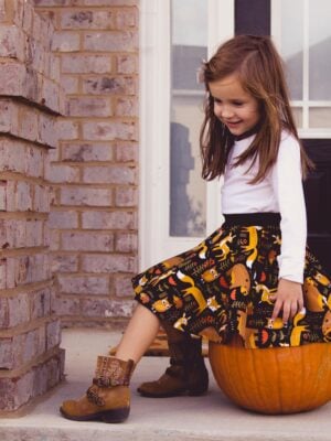Butterfly Circle Skirt Pattern