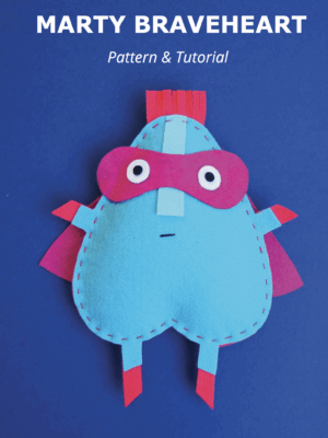 Super Hero Soft Toy Sewing Pattern: Marty & Matilda (PDF Pattern) Super Hero Soft Toy Sewing Pattern: Marty & Matilda (PDF Pattern)