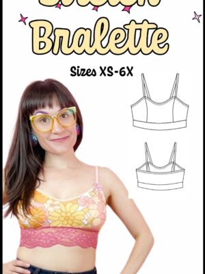 Bralette Sewing Pattern PDF Bralette Sewing Pattern PDF