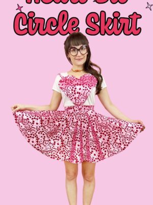 Heart Bib Circle Skirt PDF sewing pattern Heart Bib Circle Skirt PDF sewing pattern