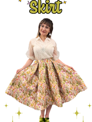 Box Pleat Skirt PDF Sewing Pattern