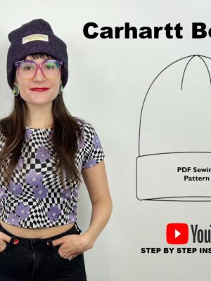 Carhartt Style Beanie PDF Digital Sewing Pattern Carhartt Style Beanie PDF Digital Sewing Pattern