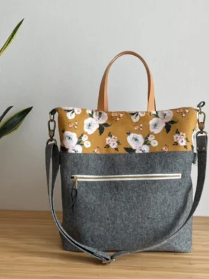 Megan Foldover Tote Bag