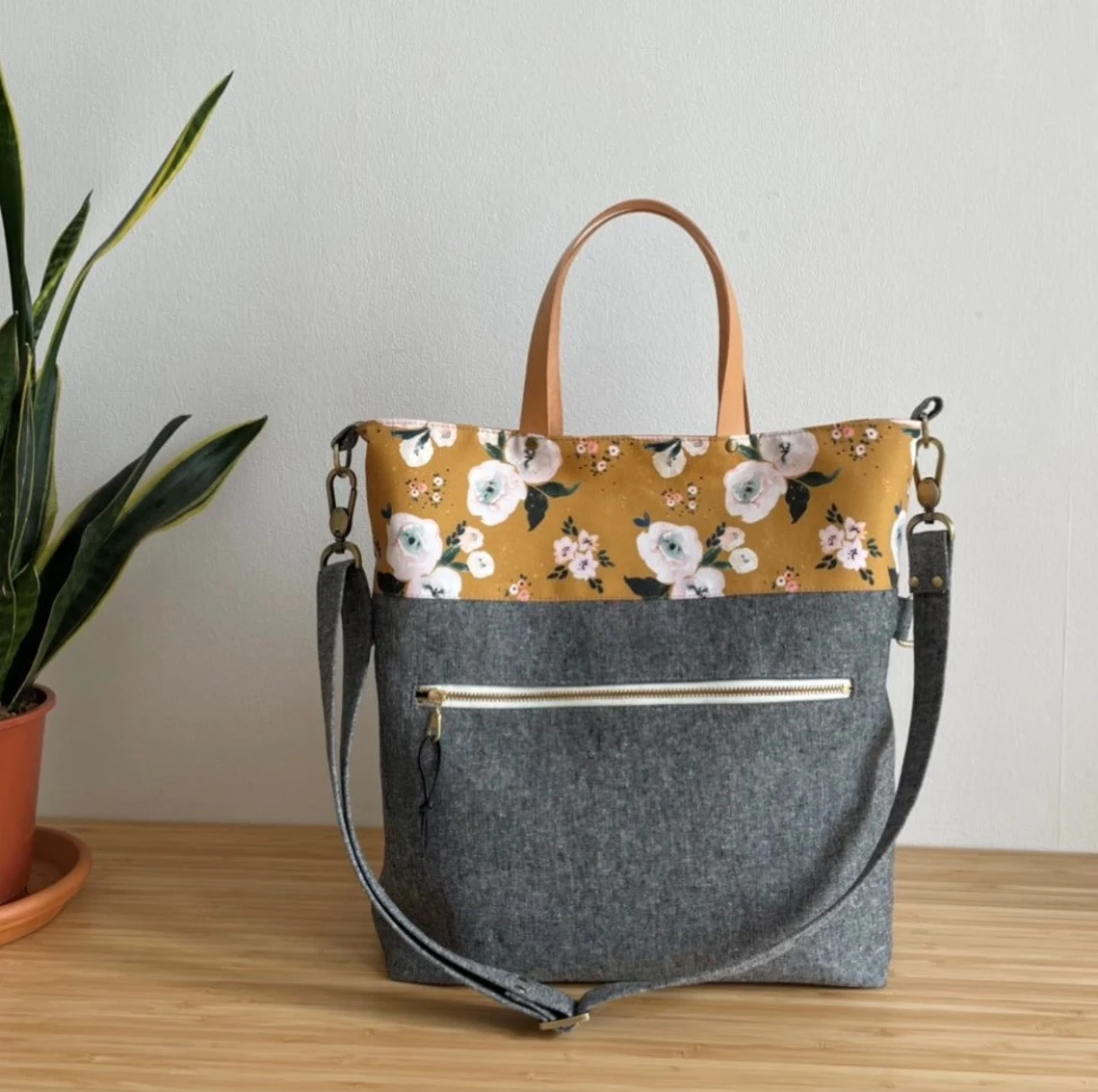 Megan Foldover Tote Bag