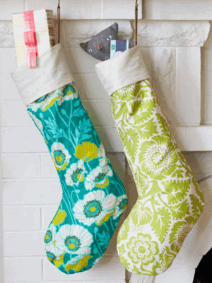SewShare FREE modern stocking pattern by Creativebug