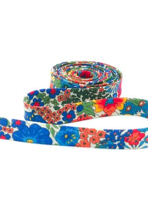 Double Fold Bias Tape 1/2” Liberty of London Tana Lawn Margaret Annie Multi Double Fold Bias Tape 1/2” Liberty of London Tana Lawn Margaret Annie Multi