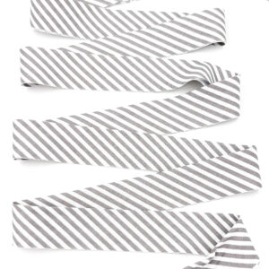 Bias Quilt Binding Gray and White 1/8” Stripe 1 1/4″ Single Fold Bias Quilt Binding Gray and White 1/8” Stripe 1 1/4″ Single Fold
