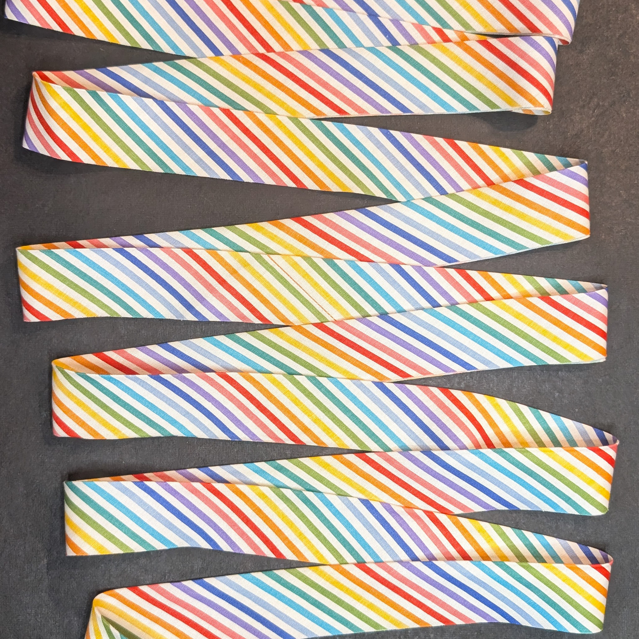 Bias Quilt Binding Rainbow 1 1/4″ Single Fold Bias Quilt Binding Rainbow 1 1/4″ Single Fold