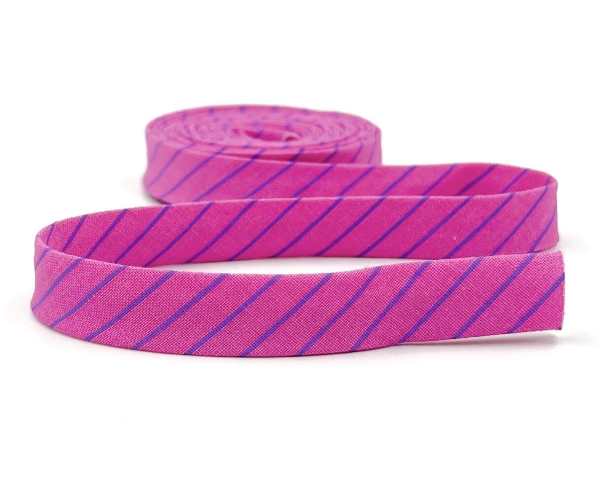 Double Fold Bias Tape 1/2” True Colors Tiny Stripes Mystic Purple Tula Pink Binding Double Fold Bias Tape 1/2” True Colors Tiny Stripes Mystic Purple Tula Pink Binding