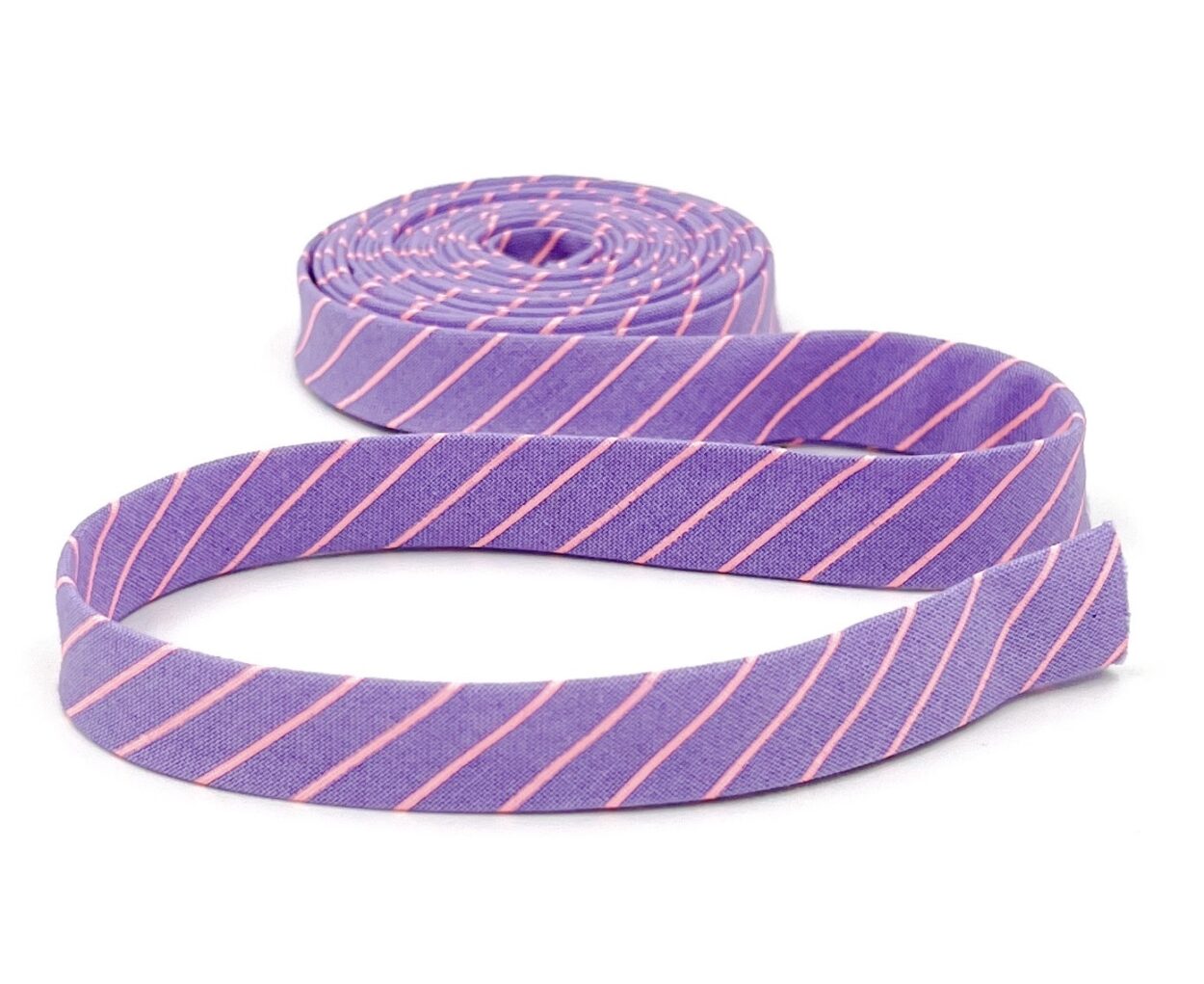 Double Fold Bias Tape 1/2” True Colors Tiny Stripes Honesty Purple Tula Pink Binding Double Fold Bias Tape 1/2” True Colors Tiny Stripes Honesty Purple Tula Pink Binding