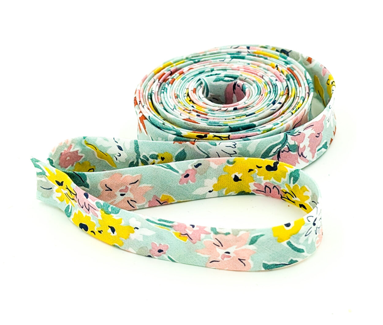 Liberty of London 1/2″ Double Fold Bias Tape California Mint Green Liberty of London 1/2″ Double Fold Bias Tape California Mint Green