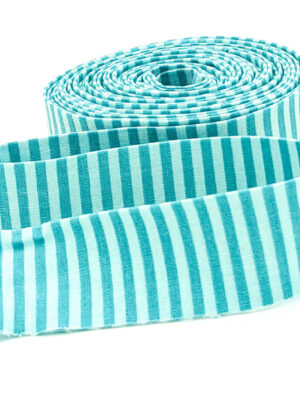 Quilt Binding Peacock Tone On Tone Stripe 1 1/4″ Single Fold Quilt Binding Peacock Tone On Tone Stripe 1 1/4″ Single Fold