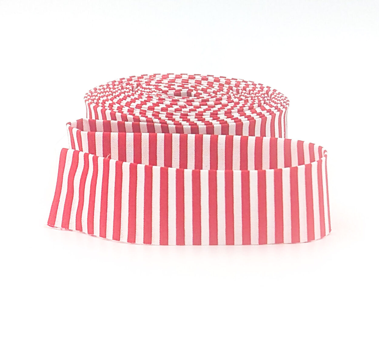 Quilt Binding Red & White Stripe 1 1/4″ Single Fold Quilt Binding Red & White Stripe 1 1/4″ Single Fold