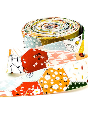 Bias Quilt Binding Hexy Multi 1 1/4″ Single Fold Bias Quilt Binding Hexy Multi 1 1/4″ Single Fold